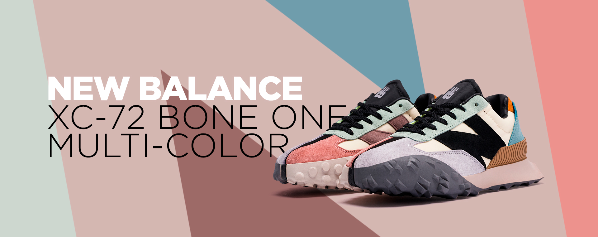 NEW BALANCE XC-72 BONE ONE MULTI-COLOR